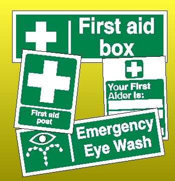 First Aid Signs and Posters